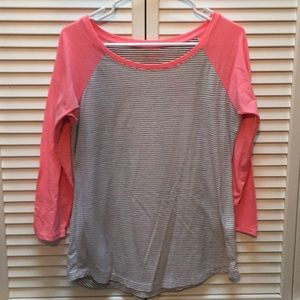 America Eagle 3/4 sleeve baseball tee